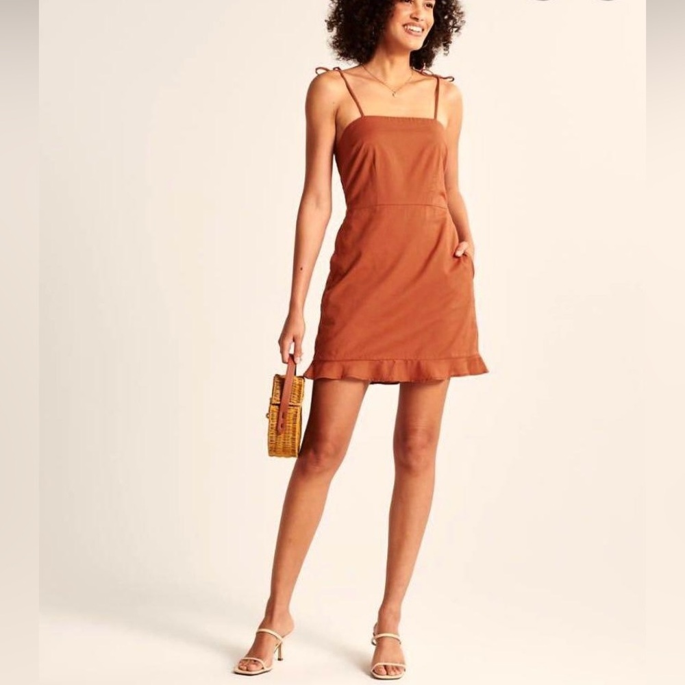 Abercrombie Tie-Strap Mini Dress